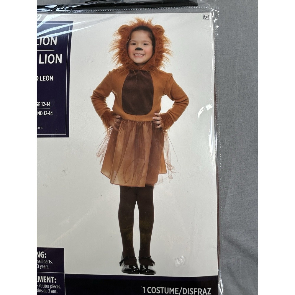 Lil' Lion Halloween Costume Child Large NEW dress up Wizard of Oz